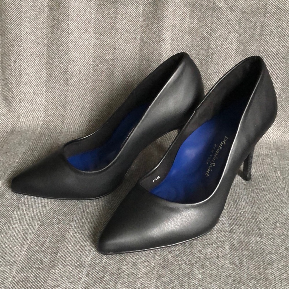 Antonia Saint Victoria 3.0 Black Leather Heels